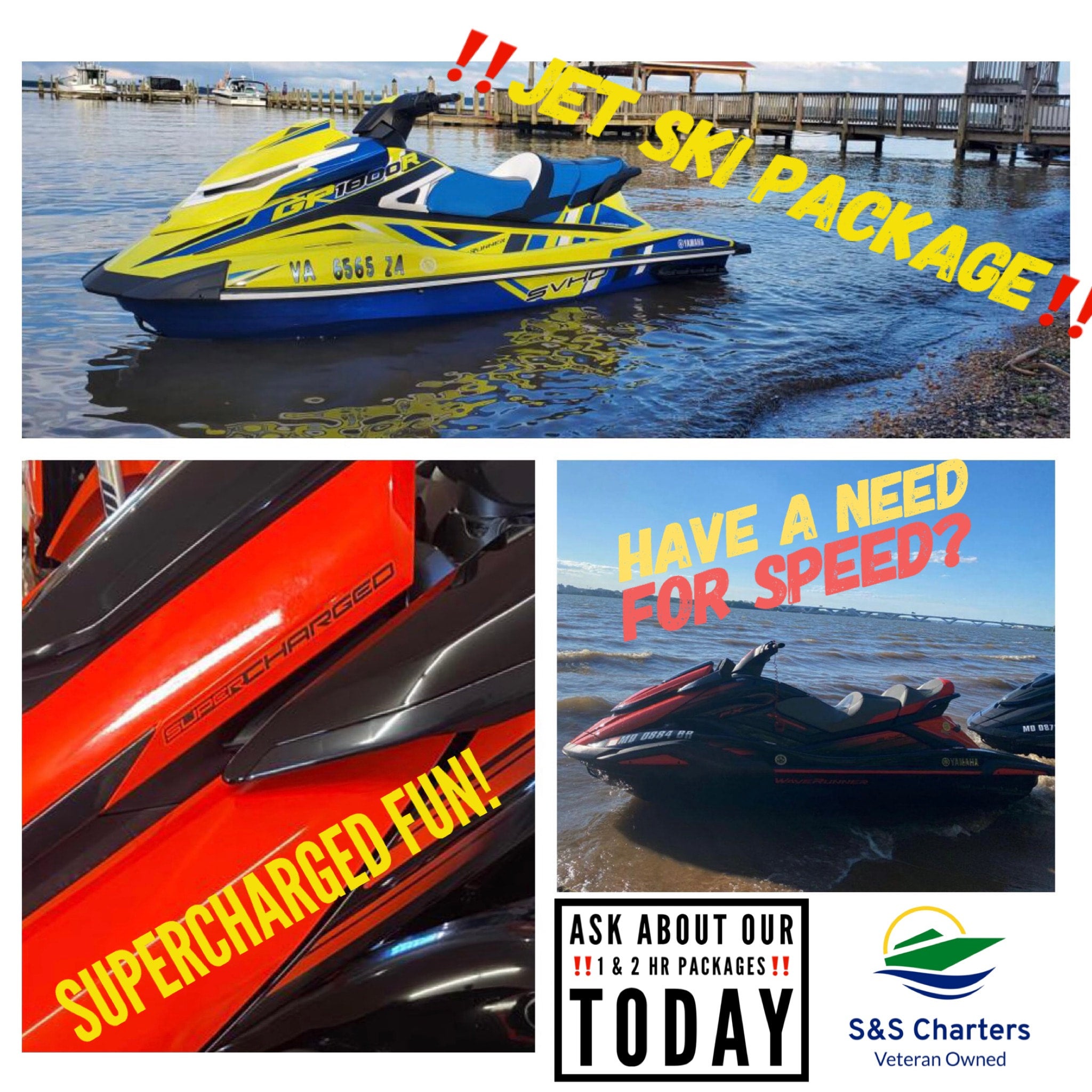 Premium Jet Ski Package S & S Charters